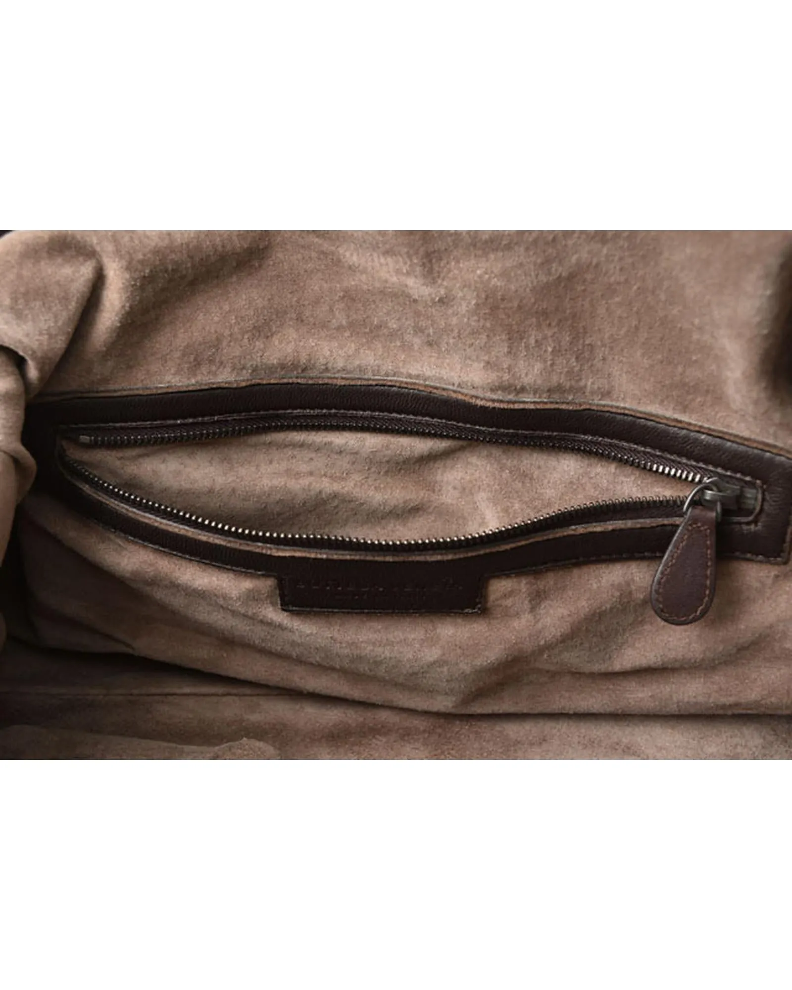 Authentic Bottega Veneta Lambskin Mini Boston Handbag