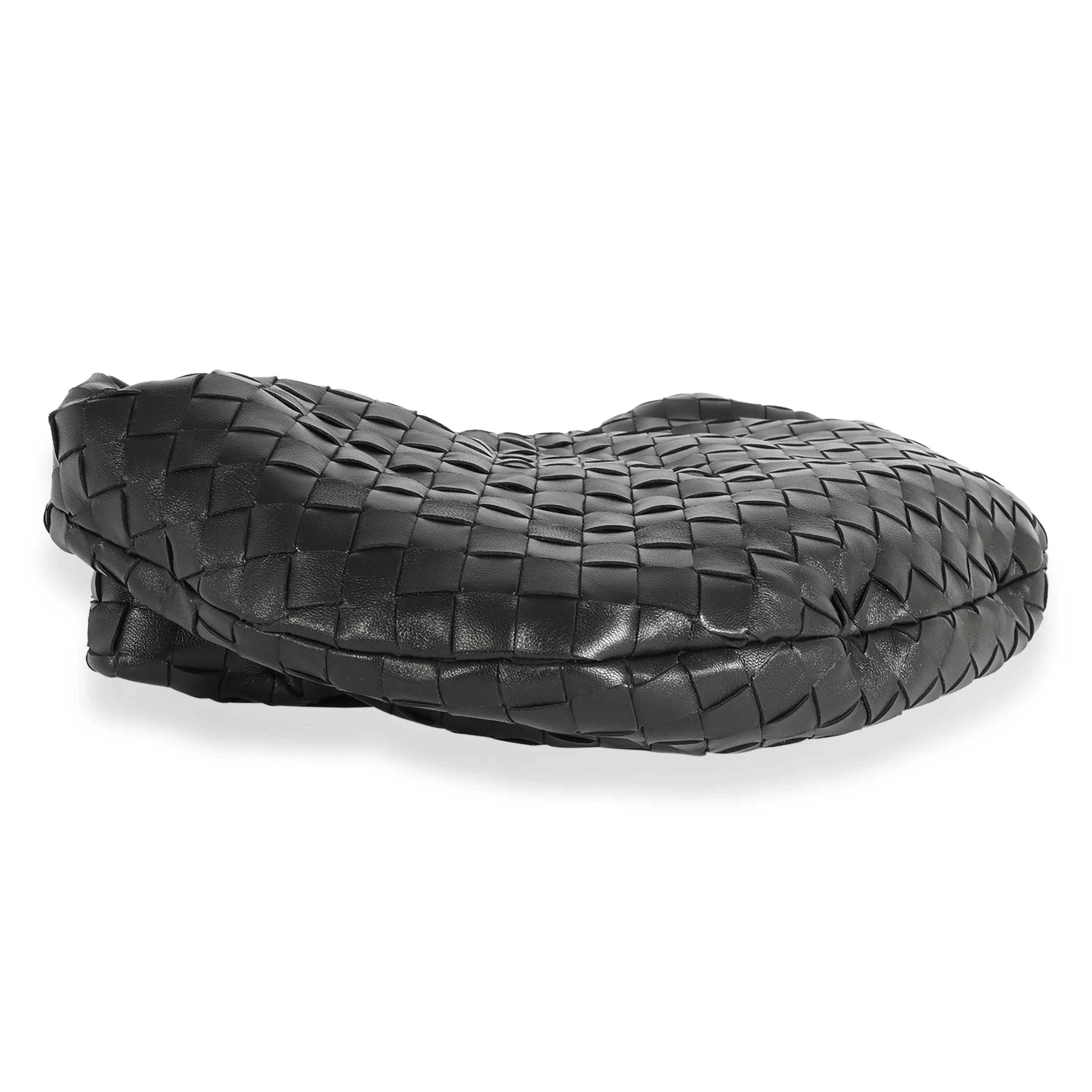 Bottega Veneta Black Intrecciato Leather Teen Jodie