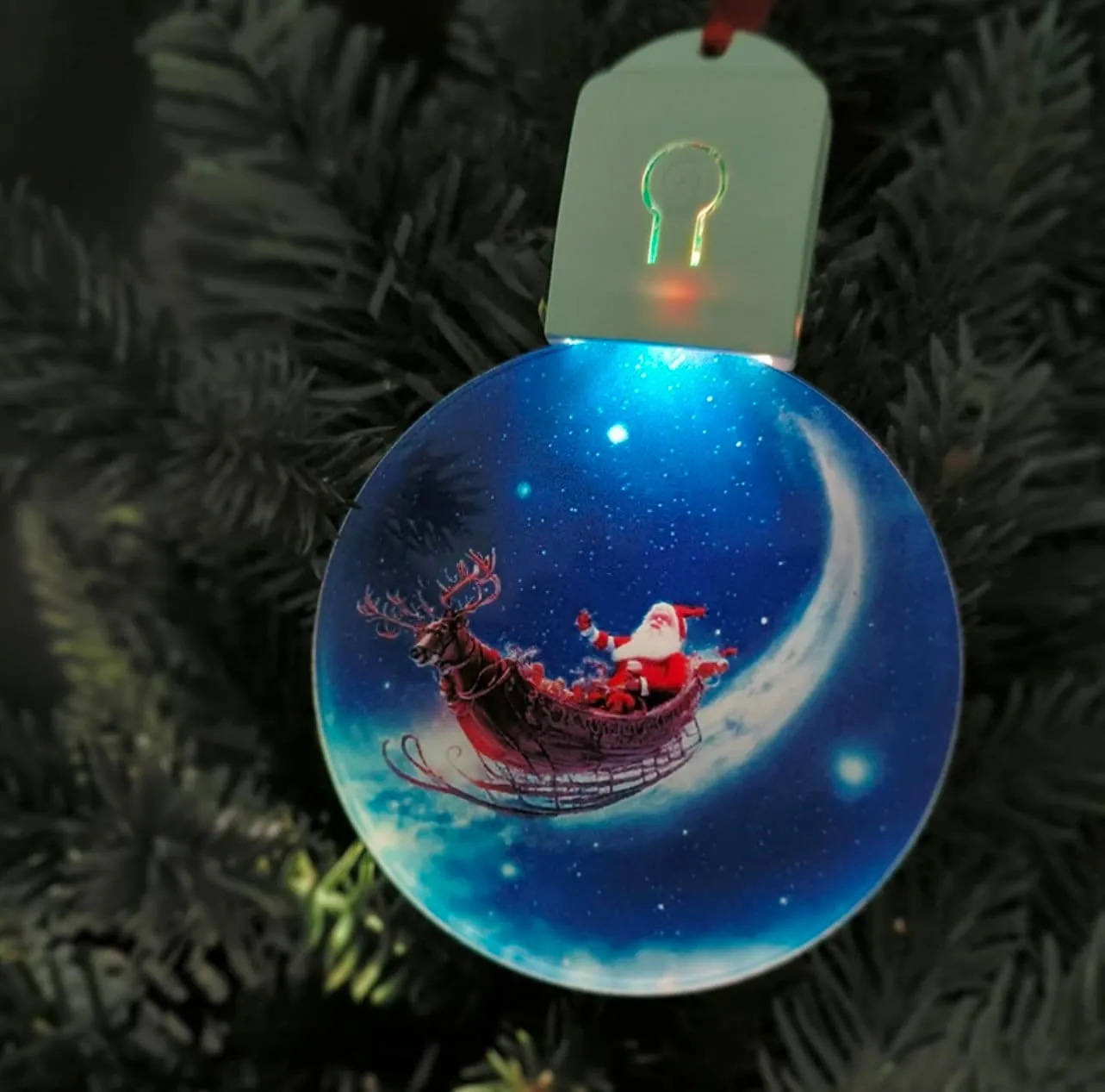 Christmas Light Up Ornaments Sublimation Blanks