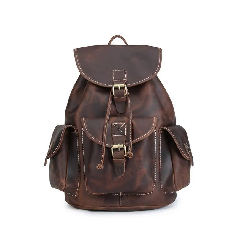 Denver Leather Backpack