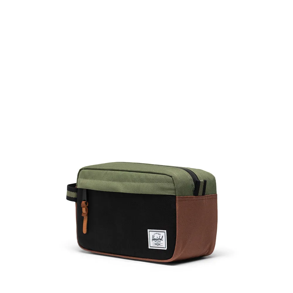 Herschel Chapter Travel Kit - 5L - Bk/Forlfclvr/Sddlbrn
