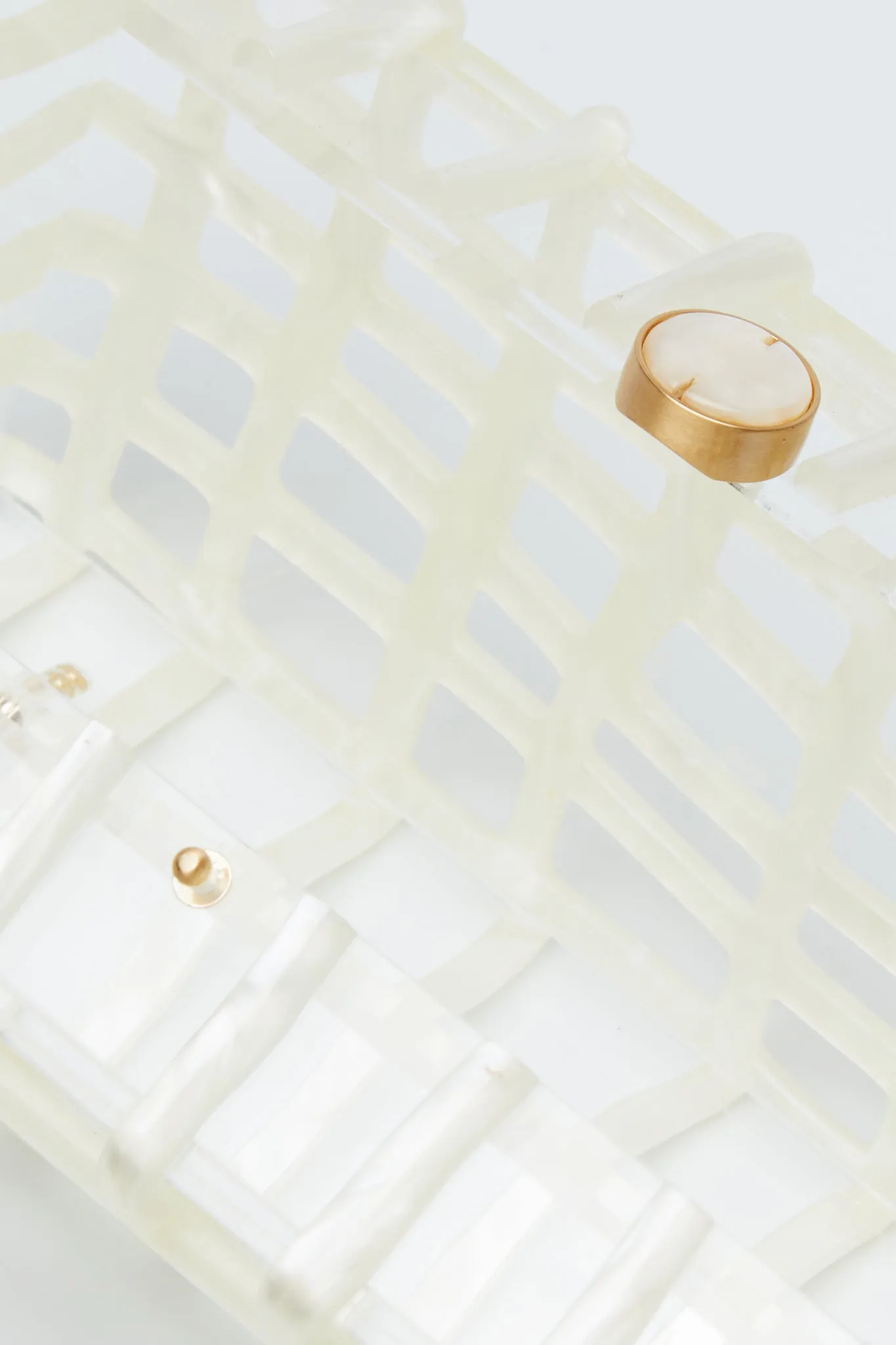 Ivory Rina Clutch