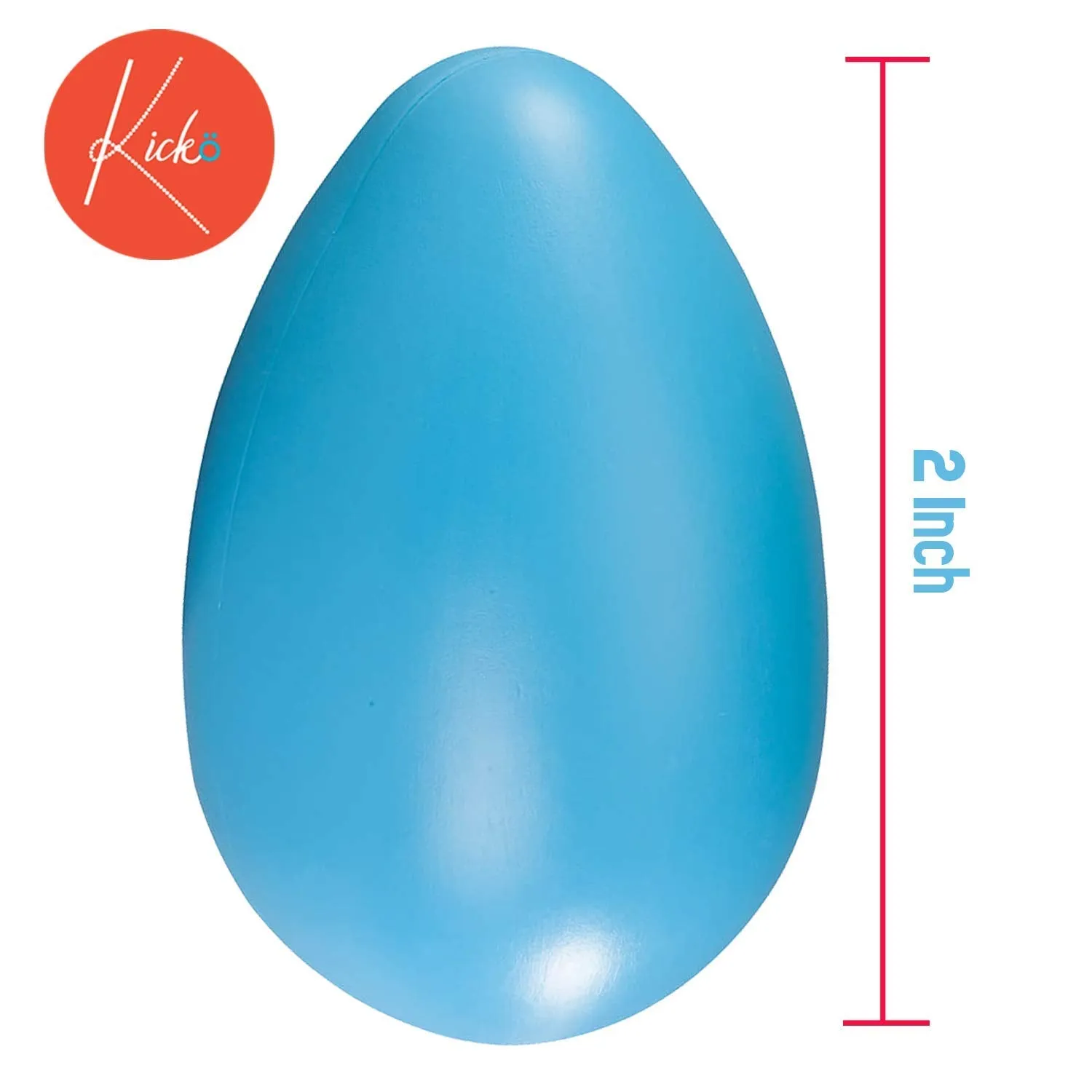 Kicko Easter Eggs - 144 Pack - 2 Inch - for Kids, Party Favors, Stocking Stuffers