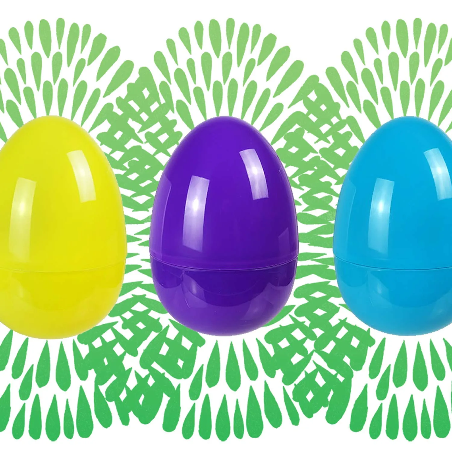 Kicko Easter Eggs - 144 Pack - 2 Inch - for Kids, Party Favors, Stocking Stuffers