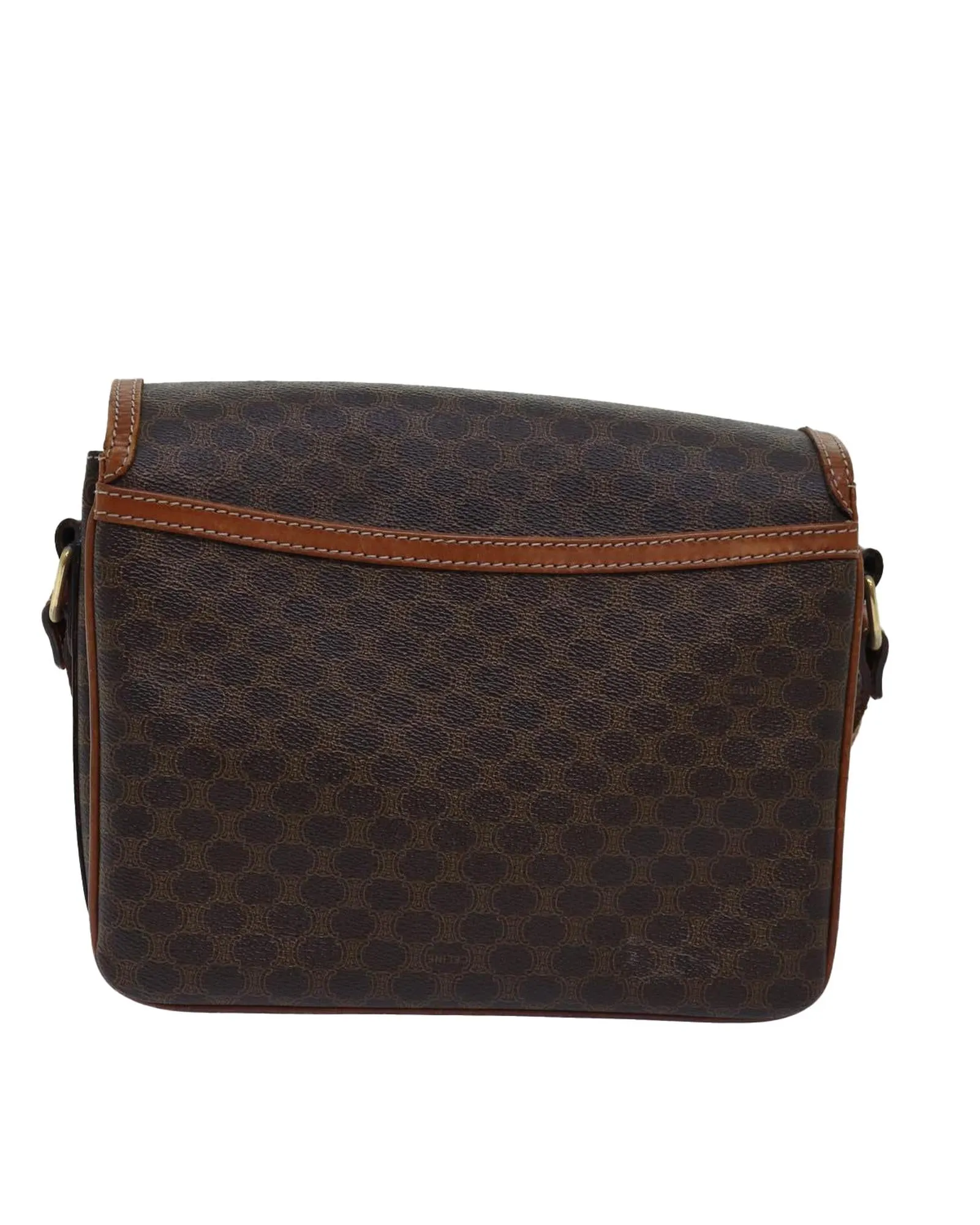Macadam Canvas and PVC Leather Shoulder Bag