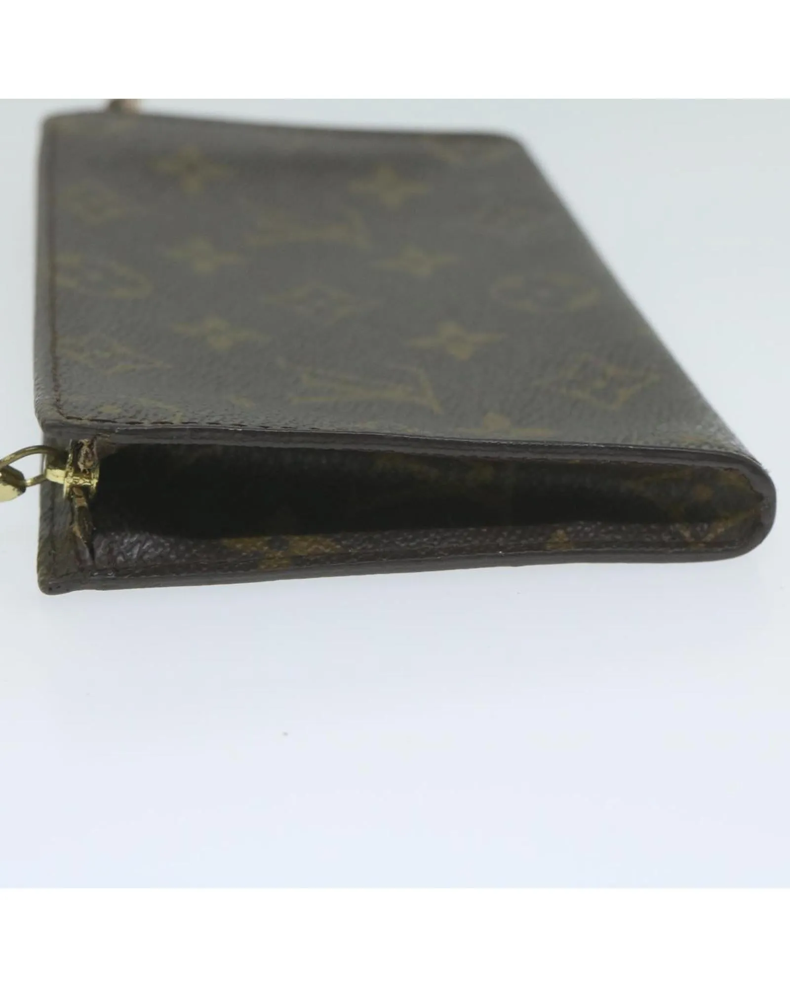 Monogram Canvas Accessory Pouch with Scratches and Rubbing