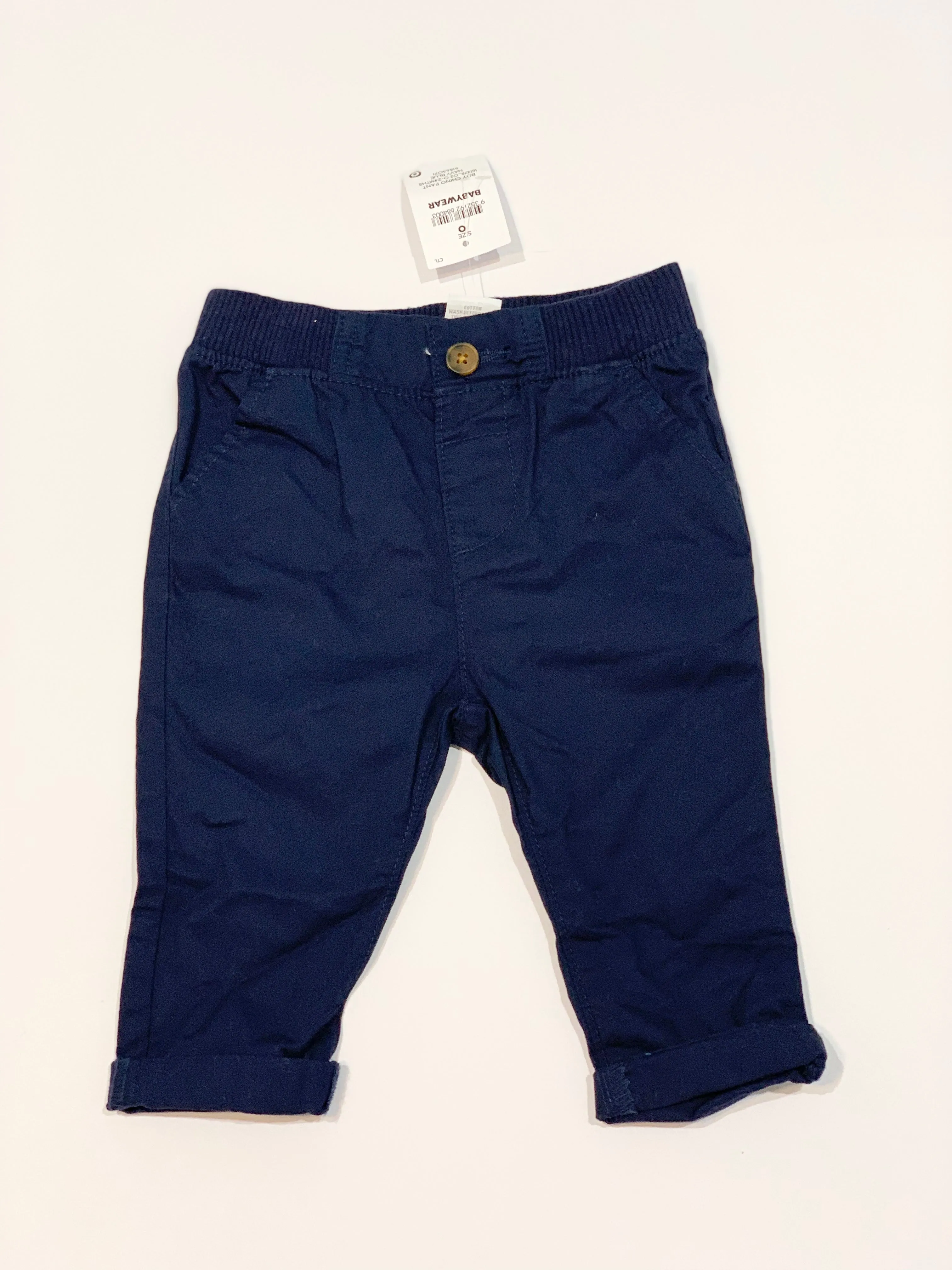Navy chinos brand new - Size 0