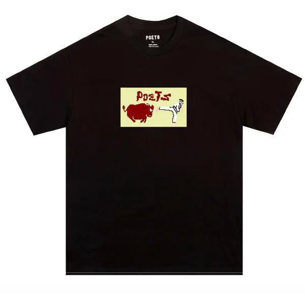 Poets Brand Champ Tee Black
