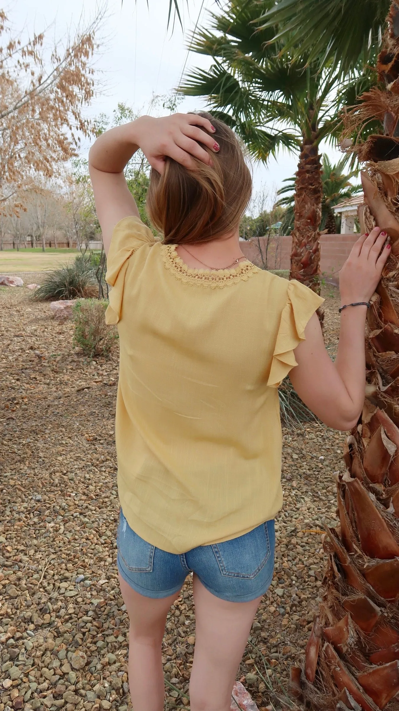 V-neck Sunshine Top