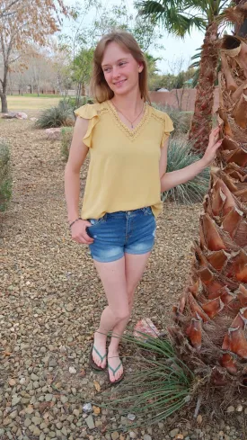 V-neck Sunshine Top