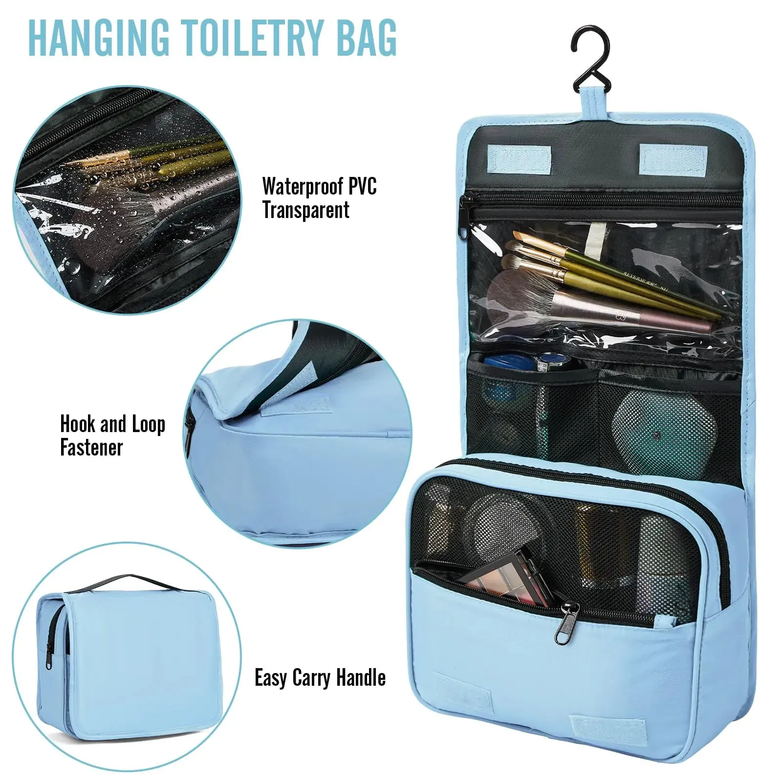 Veken 8 Set Packing Cubes for Suitcases-Travel Bag Organizers for Carry on Luggage