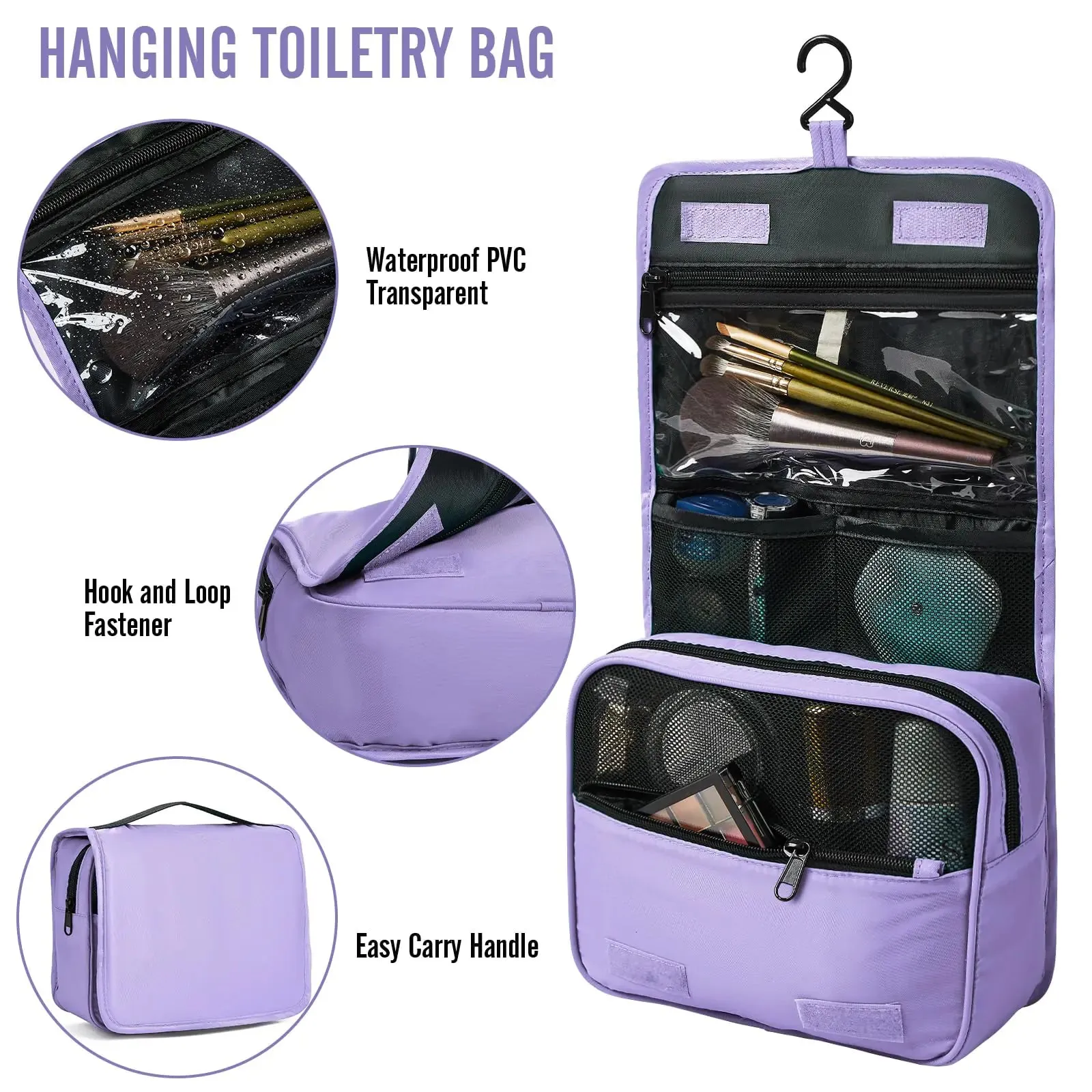 Veken 8 Set Packing Cubes for Suitcases-Travel Bag Organizers for Carry on Luggage